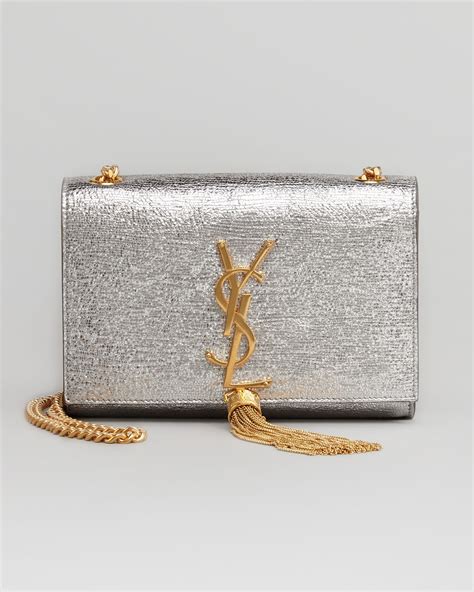 ysl clutch bag silver|ysl clutch bag price.